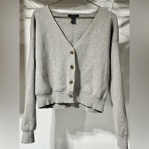 Size M Grey Cardigan